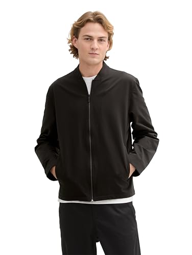 TOM TAILOR Denim 1043487 Giacca, 29999-Black, S Uomo