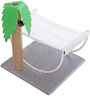 JUEJIDP Small cat climbing frame simple wooden hammock cat tree cat jumping cat litter one cat shelf cat scratching cat toy
