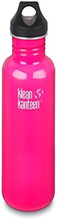 KLEAN KANTEEN Classic 27 oz. Travel Water Bottle w/Loop Cap - DRAGON FRUIT