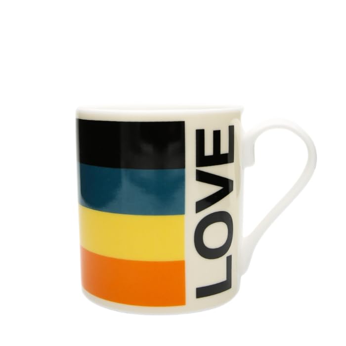 Frances Collett - Keith Brymer Jones Collaboration Range - Medium Ceramic Mug - Love Sundaze - 275ml - Gift Boxed