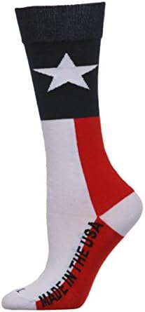Texas Flag Dress Sock Made in The USA X Large