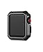 Sport for Apple Watch Case TPU+PC Protector All-Around Protective Case Ultra-Thin Cover for Apple Watch Series 1, Series 2, Series 3, Sport, Edition :vl (1 :vl Black, 42mm)