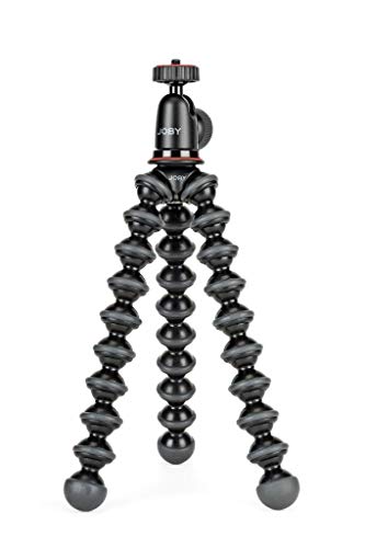 Joby GorillaPod Compact Tripod Kit with Ballhead for Mirrorless Cameras up to 2.2 lbs. Black/Charcoal.