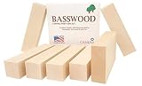 7 Piece Premium Beginners Basswood Carving/Whittling KIT. Suitable for Kids or Adults, Beginner to Expert. 100% Made in The USA!