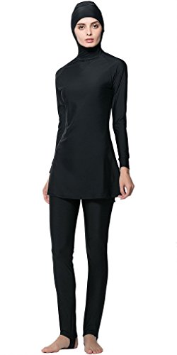 3 Ababalaya+Burkini+Islamic+Swimsuits+Surfing