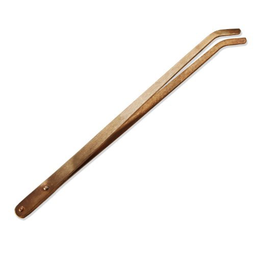9" Copper Jewelers Tong With Curved Ends for Pickling Solution or Dipping