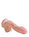 Pipedream King Cock Plus Dual Density Cock with Balls, Flesh, 6.5 Inch, 14.1 Ounce