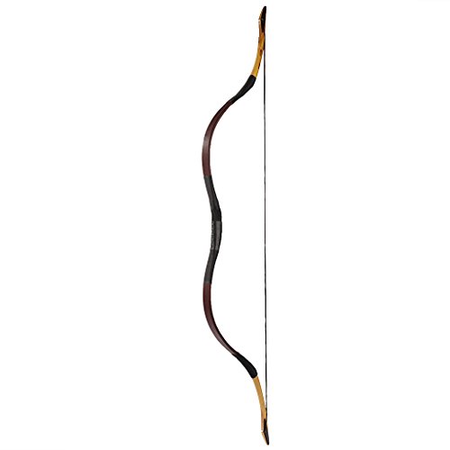 Longbowmaker Handmade OX Horn Archery Traditional Hunting Longbow Leather Recurve Bow H250