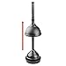 InterDesign Kent Bathware, Toilet Plunger and Holder for Bathroom Storage - Black