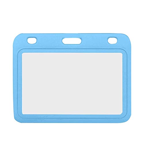 wSelio Vaccination Card Protector 4x3 Inches, Immunization Record Vaccine Cards Holder Plastic Sleeve with Waterproof Type Resealable Zip Suitable for Events and Travel(A-Light Blue,1PC)