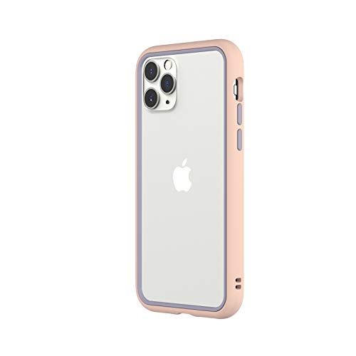 RHINOSHIELD Bumper Case compatible with [iPhone 11 Pro] | CrashGuard NX - Shock Absorbent Slim Design Protective Cover 3.5M / 11ft Drop Protection - Blush Pink/Lavender