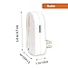 JTD 5X2 Wireless Remote Control Outlet Switch Smart Outlet Plug Energy Saving for Household Appliances, Lamp, Light, Fixture, Electrical Equipment, up to 100ft Long Range, Strong RF Signal (5 Pack)