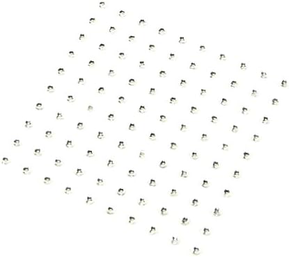 3mm Self Adhesive Flat Backed Craft Gemstones - Pure - per pack of 100