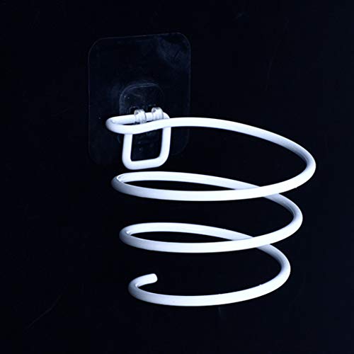 LiPing Hair Dryer Holder Rack Barber Salon Styling Storage Straighteners Organizer GIF (White) - Thumbnail 5