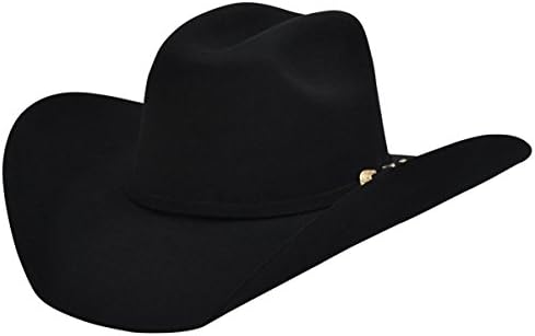 Alamo 7X Black Felt Hat With Truman Crown