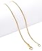 Giftale Stainless Steel Sturdy Thin Snake Chain Men Women Necklace,20