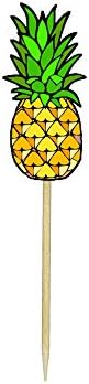 Pineapple Cupcake Toppers