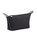 DOIOWN Women's Makeup Bag Cosmetic Bag Toiletry Bag Travel Make up bag Beauty Bag Organizer Pouch 3-Pack(Black)