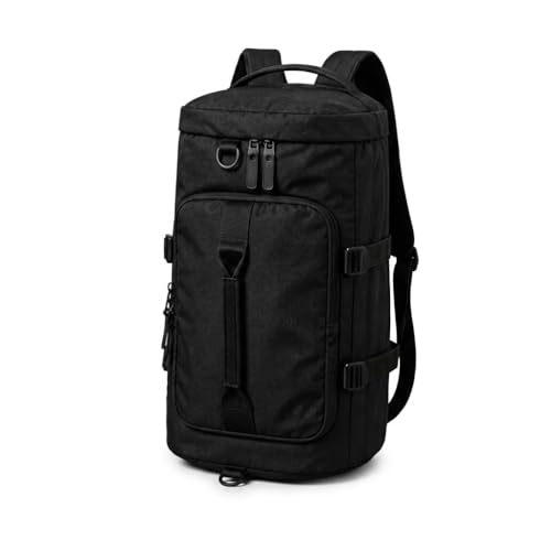 Bolsa Academia Viagem Mochila Porta Tênis Preta 4 em 1 – Alça Transversal e Compartimento de Calçados – Fit Travel Preemier