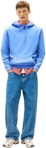 Hoodie Regular Fit Flag Fleece Masculino com Capuz, Azul (Light Horizon Blue), S