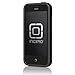 Incipio Stowaway Wallet Credit Card Hard Protective Case for iPhone 5 5S SE Cover-Black/Black