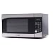 Commercial Chef CHM009 Countertop Microwave Oven 900 Watt, 0.9 Cubic Feet, Stainless Steel Front, Black Cabinet, Small, Trim