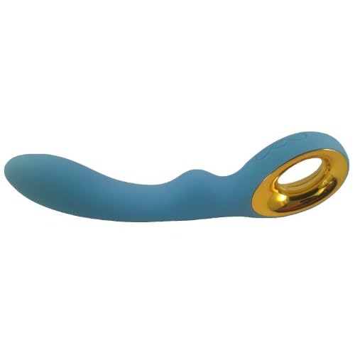 Pink Flamingo Products Enchante Vibrator (blue) - Waterproof Rechargeable Silicone image