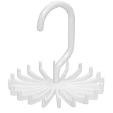 UNKE Tie Rack Scarf Organizer [360 Degree Rotating] Closet Organizer Storage Solutions for Tie and Belt