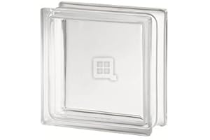 Quality Glass Block 7.5 x 7.5 x 3 Basic Clearview Glass Block