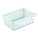 Rubbermaid Commercial Products Food Storage Box/Tote for Restaurant/Kitchen/Cafeteria, 12.5 Gallon, White