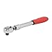 Neiko 03068A 1/2-Inch Drive Extendable Ratchet Handle | 72 Tooth Reversible Ratcheting Feature w/Soft Grip Handle | 12 to 17-1/2” Lengths, Red
