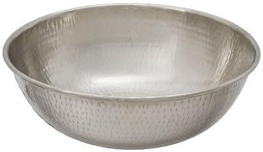 Thompson Traders P-23-1223-A Petit Manet Round Hand Hammered Vessel Bathroom Sink by Thompson Traders