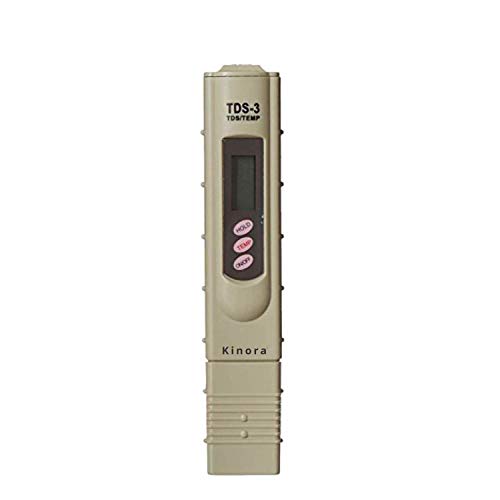 Kinora TDS Meter, Water Quality Tester Filter Pen, Accuracy Testing Water Quality for Drinking Water Purity Test, Swimming Pools and Aquariums Kinora TDS Meter, Water Quality Tester Filter Pen, Accuracy Testing Water Quality for Drinking Water Purity Test, Swimming Pools and Aquariums