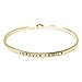 by you Inspirational Positive Message Engraved Thin Cuff Bangle Hook Bracelet