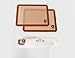 Adorn Home Essentials| Professional Non-stick Silicone Baking Mats| 2-Pack, 8'' x 11'' Silicone Liner Mat Sheets