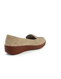 FitFlop - Zapatillas para mujer con solapa, brillante