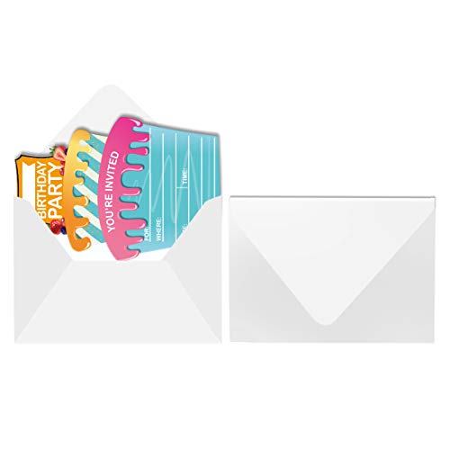 30 Kids Birthday Party Invitations Cards with Envelopes for Boys or Girls. - Thumbnail 4