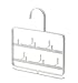 YAMAZAKI home 2740 Belt Hanger, One Size, White