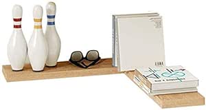 Perchero Los estantes flotantes en forma de L de la esquina de la pared