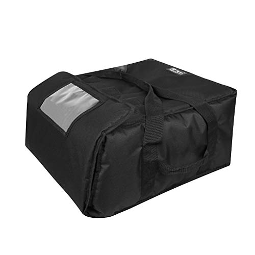 Professional Extra Thick Moisture Free Black Insulated Pizza Delivery Bags Thermal Food/Meat/Pizza Warmer Carrier Bags Hold 5-16 or 4-18 Boxes