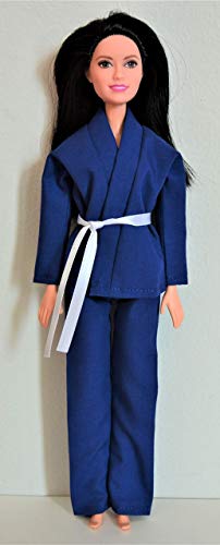 Handmade Doll Clothes Karate Uniform Assorted Colors Gi Judo TKD fits 11" Barbie Girl Dolls - Thumbnail 3
