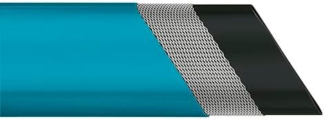 Conjunto de mangueiras planas de 38 mm (1 1/2 polegada): Mangueira de água flexível, conjunto de mangueiras de bomba submersível, clampada, resistência de pressão de 5 bar, 10 m (5005-20)