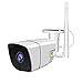 Outdoor Security Camera 1080P HD WiFi Bullet Surveillance Camera with Motion Detection Night Vision Weatherproof APP Support