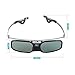 Elikliv 144 Hz DLP Link 3D Glasses Active Shutter Rechargeable for All 3D DLP Projectors Compatible with BenQ Dell Mitsubishi Panasonic Samsung Optoma Sharp DLP Link Projector (Pack 1)thumb 2