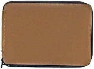 Global Art Genuine Leather Pencil Cases - Brown - Holds 72
