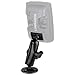 RAM Mounts RAP-B-101U-LO11 Composite Double Ball Mount for Lowrance Elite-4 & Mark-4 Series with Medium Arm