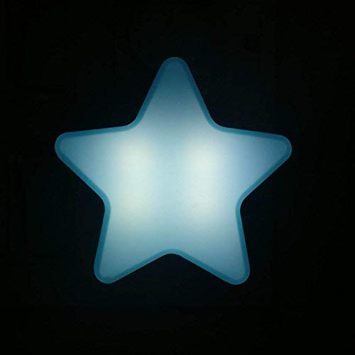 Tootpado Led Night Lamp With Sensor Star Design - Blue (7Ele53)