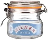 Kilner Square Clip Top Jar 250ml Airtight Glass Jar for Spices Herbs Nuts view 4