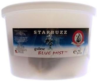 1 Kg. Star Buzz Shisha Molasses - Non Tobacco Blue Mist Flavour Hookah Water Pipe Sold by SuperStore77 with Trademark Charcoal