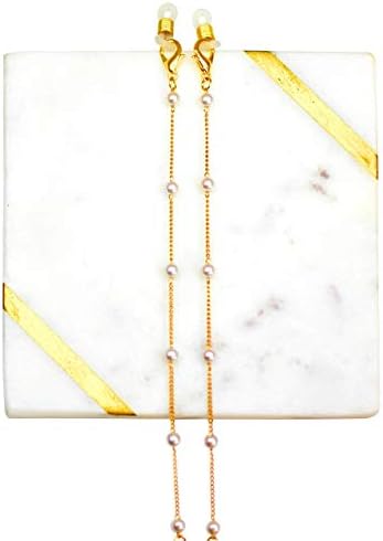Luiza MarchioriGold Plated Eyeglass Chains for Women - Eyeglass Chain - Women's Eyeglass Chains - Glasses chain for Women